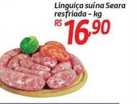 Comper Linguiça suina seara resfriada kg oferta