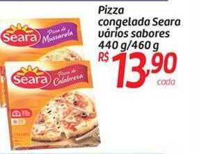Comper Pizza congelada seara varios sabores oferta
