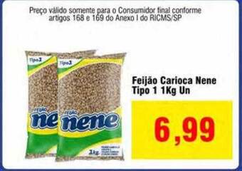 Spani Atacadista Feijão carioca nene tipo 1 oferta