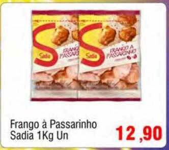 Spani Atacadista Frango à passarinho sadia oferta