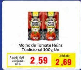 Spani Atacadista Molho de tomate heinz tradicional oferta