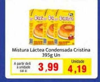 Spani Atacadista Mistura láctea condensada cristina oferta