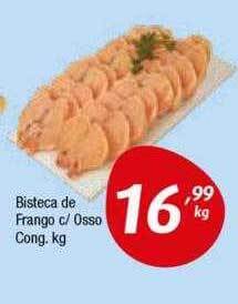 Supermercados Intercontinental Bisteca de frango c osso cong oferta