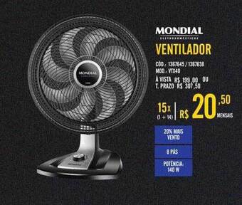 Zema Mondial ventilador oferta