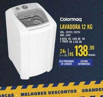 Zema Colormaq lavadora 12 kg oferta