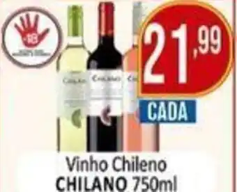 Vinho Chileno Chilano 750ml