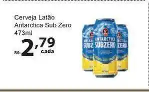 Cerveja Latão Antarctica Sub Zero 473ml