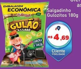 Tonin Superatacado Salgadinho gulozitos 180g oferta