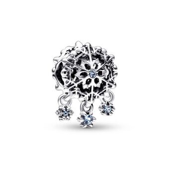 Charm gota de floco de neve gelado