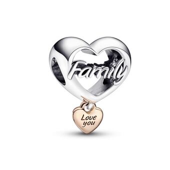 Pandora Charm de coracao te amo familia oferta