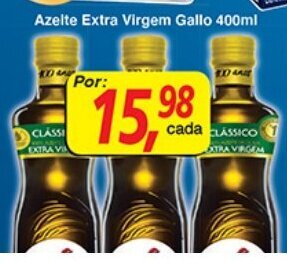 Supermercados Guanabara Azeite Extra Virgem Gallo 400ml oferta
