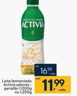 Coop Leite fermentado activia sabores oferta