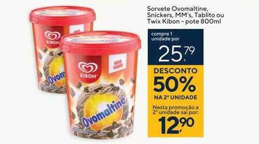 Kibon lança sorvetes com Snickers, Ovomaltine e Toddynho