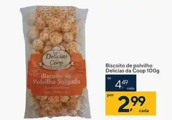 Coop Biscoito de polvilho delícias da coop oferta