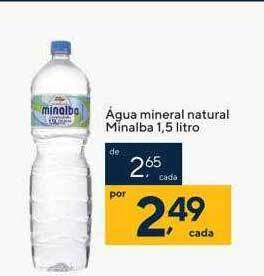 Coop Água mineral natural minalba oferta