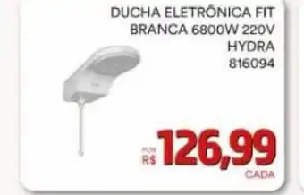 Ducha eletrônica fit branca 6800w 220v hydra