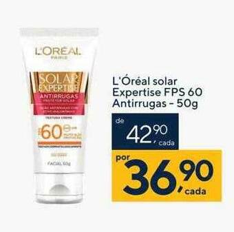 Drogaria Coop L'óréal solar expertise fps 60 antirrugas oferta