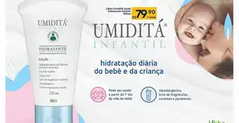 Libbs umiditá loção hidratante infantil 120ml