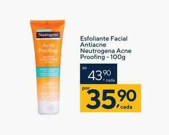 Drogaria Coop Esfoliante facial antiacne neutrogena acne proofing oferta
