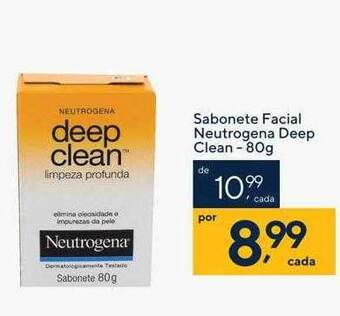 Drogaria Coop Sabonete facial neutrogena deep clean oferta