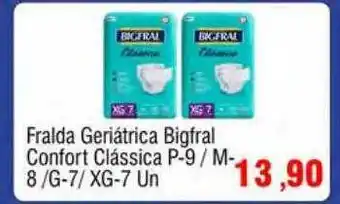Spani Atacadista Fralda geriátrica bigfral confort clássica oferta