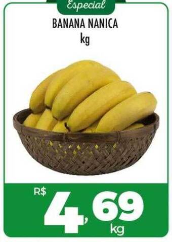 Supermercados Avenida Banana nanica kg oferta