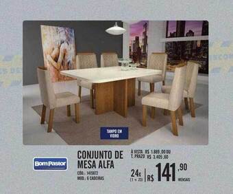 Zema Conjunto de mesa alfa bompastor oferta