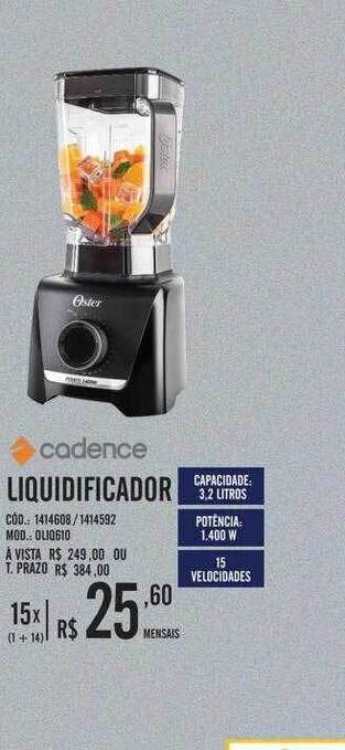 Zema Cadence liquidificador oferta