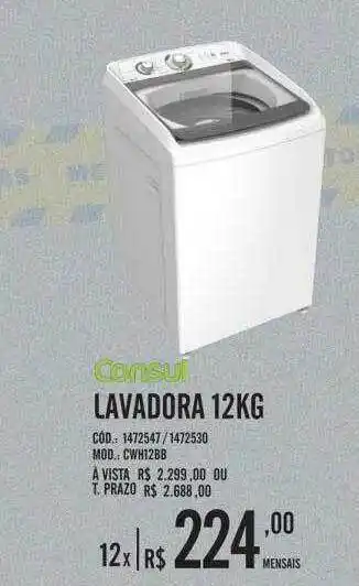 Zema Consul lavadora 12kg oferta