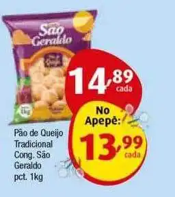 Supermercados Intercontinental Pão de queijo tradicional cong são geraldo oferta