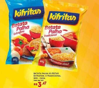 Bistek Supermercados Batata palha ki-fritas extrafina e tradicional cada oferta