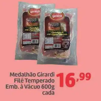 Medalhão girardi filé temperado emb à vacuo