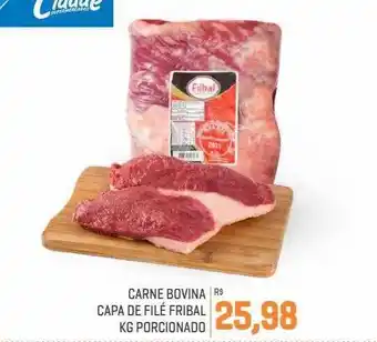 Carne bovina capa de filé fribal kg porcinado