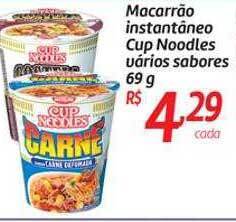Macarrão instantâneo cup noodles varios sabores