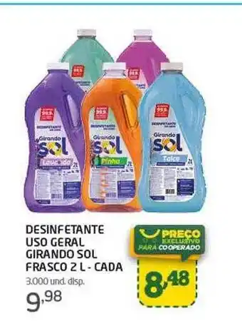 Cooper Desinfetante uso geral girando sol frasco - cada oferta