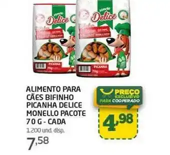 Cooper Alimento para cães bifinho picanha delice monello pacote - cada oferta