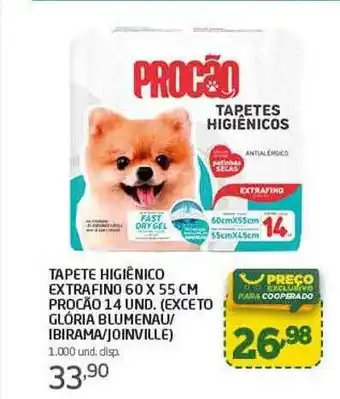 Cooper Tapete higiênico extrafino procão 14 oferta