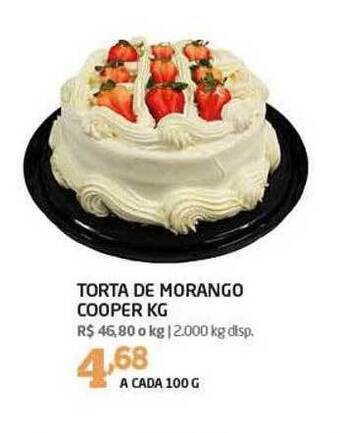 Cooper Torta de morango cooper kg oferta