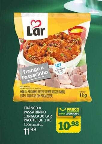 Cooper Frango a passarinho congelado lar pacote iqf oferta
