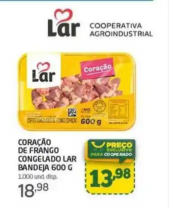 Cooper Coração de frango congelado lar bandeja oferta