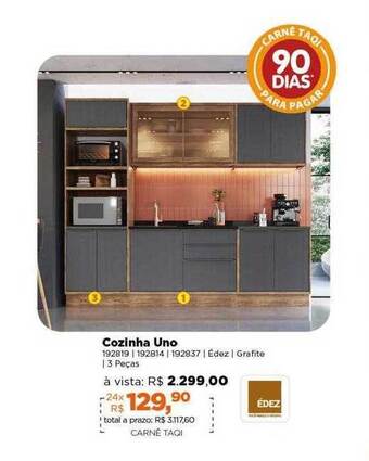 Lojas TaQi Cozinha uno oferta