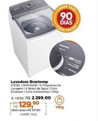 Lavadora brastemp