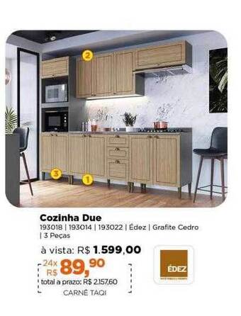 Lojas TaQi Cozinha due oferta