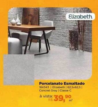 Lojas TaQi Porcelanato esmaltado elizabeth oferta