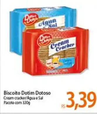 Atacadão Biscoito Dotim Dotoso 330g oferta