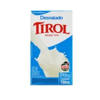 Leite longa vida desnatado tirol 1l
