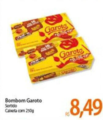 Atacadão Bombom Garoto 250g oferta
