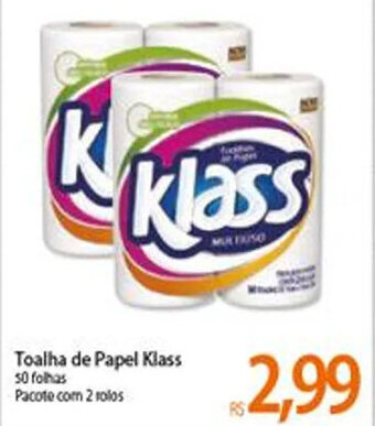 Atacadão Toalha de Papel Klass 50 folhas oferta