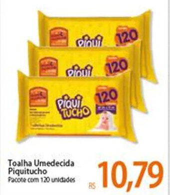Toalha Umedecida Piquitucho