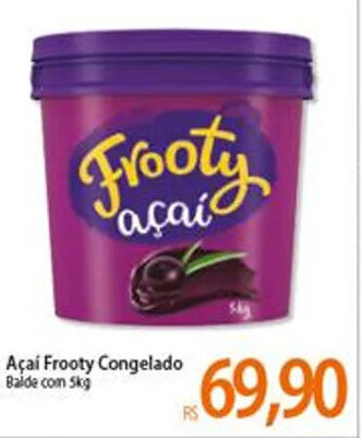 Atacadão Acai Frooty Congelado 5kg oferta